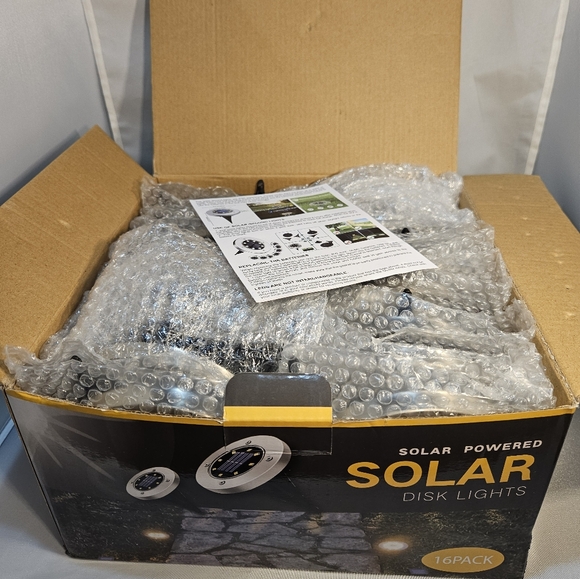 Solar disk lights (set of 16) - Picture 8 of 8